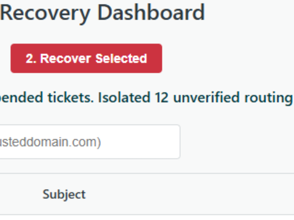 Spam Recovery Pro screenshot 1